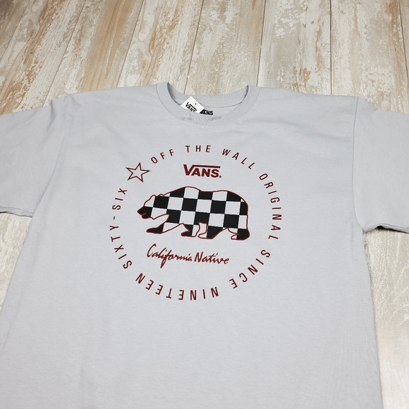 Vans Check Fill Bear Tee - Picture 2 of 4